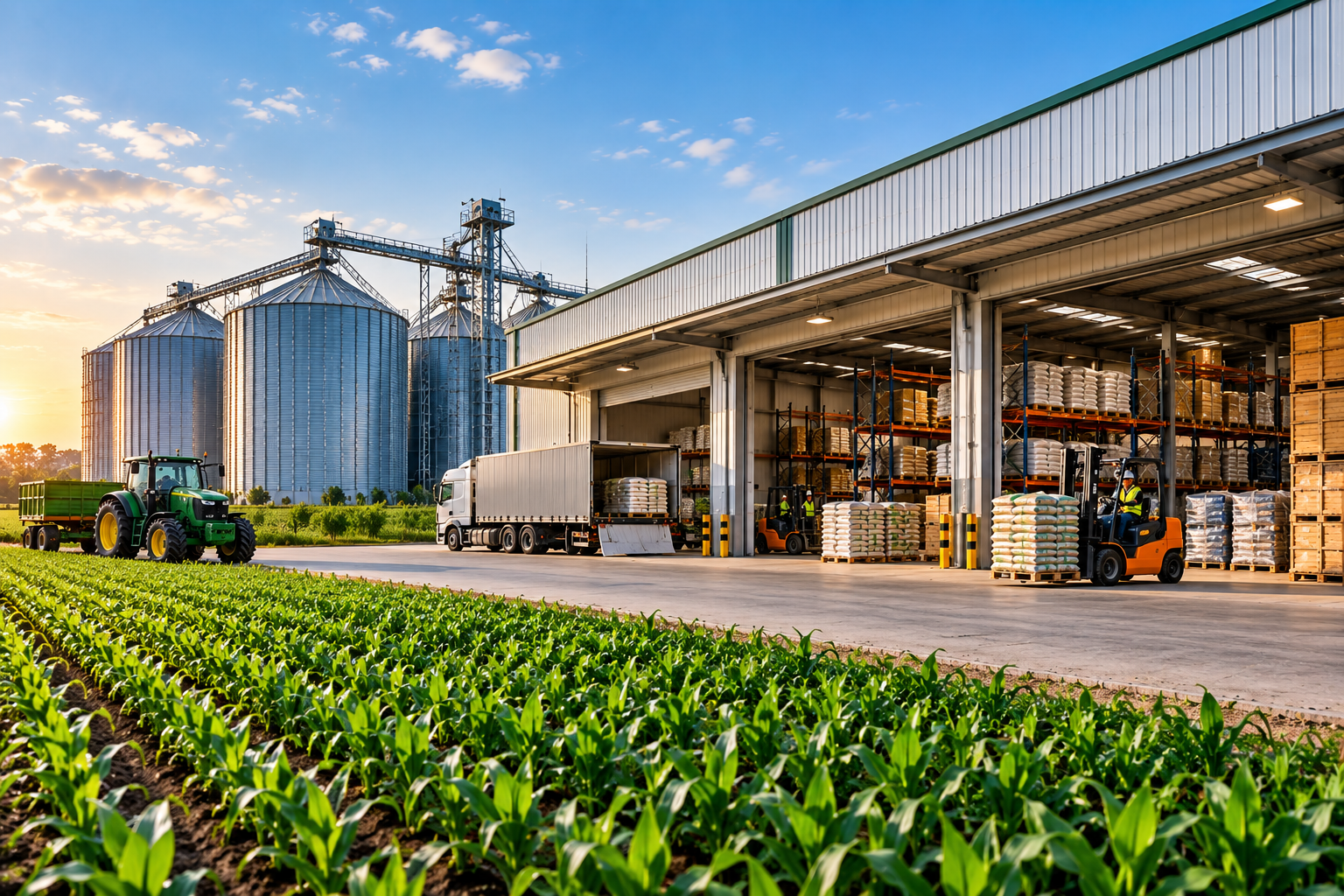Agriculture and Warehousing